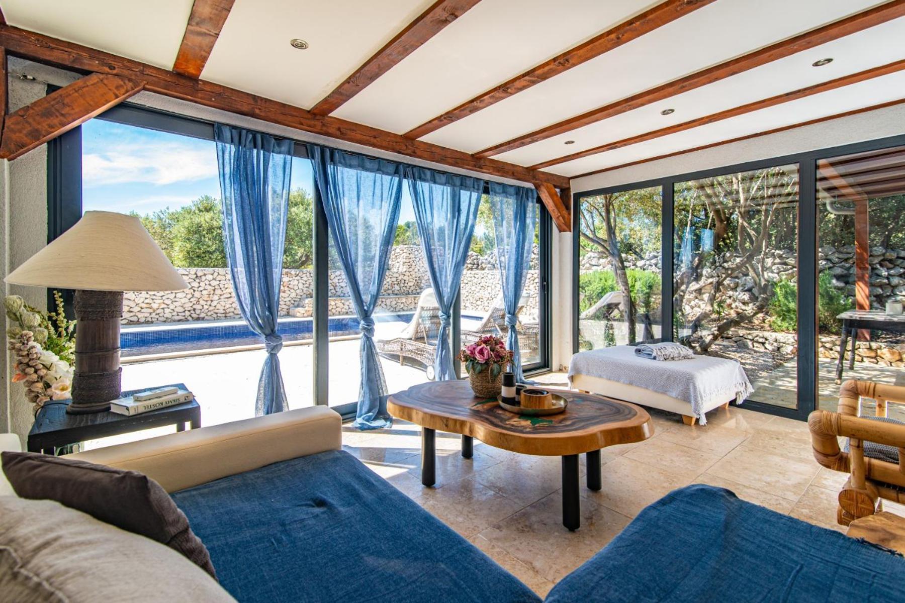 Private Cottage In Olive Grove With Heated Pool Vinisce Bagian luar foto
